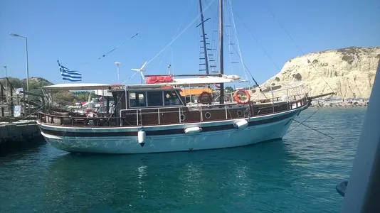 Traditional wood boat