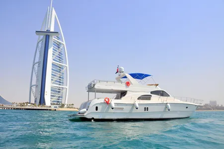 Luxury yacht in Dubai