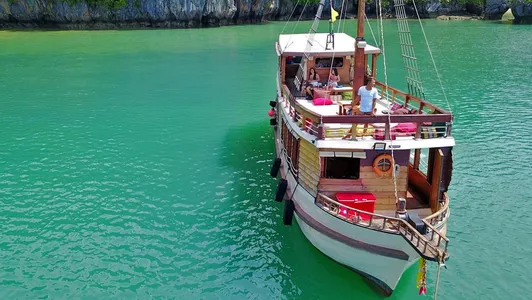 Wooden Day Tour Boat