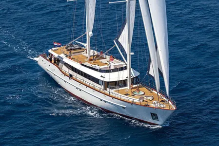 Luxury yacht in Croatia