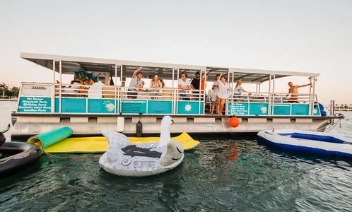 Upscale Party Pontoon Boat