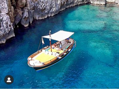 Di Donna Typical boat - Dive Boat 25 ft in Capri - Gozzo Sorrentino ...