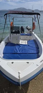Båt med motor 18ft