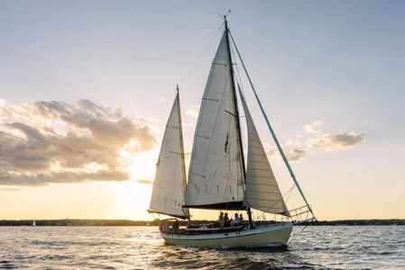 Classic 45-foot Wooden Sailing Ketch