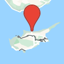 Map Gulet yacht in Kyrenia