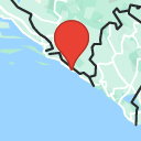 Map Ferretti Fly 43 - Small group tour by premium yacht to Elaphite Islands